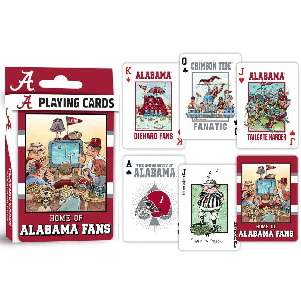 Alabama Crimson Tide Fan Deck Playing Cards - 54 Card Deck (ONLINE ORDER ONLY)