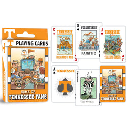 Tennessee Volunteers Fan Deck Playing Cards - 54 Card Deck (ONLINE ORDER ONLY)