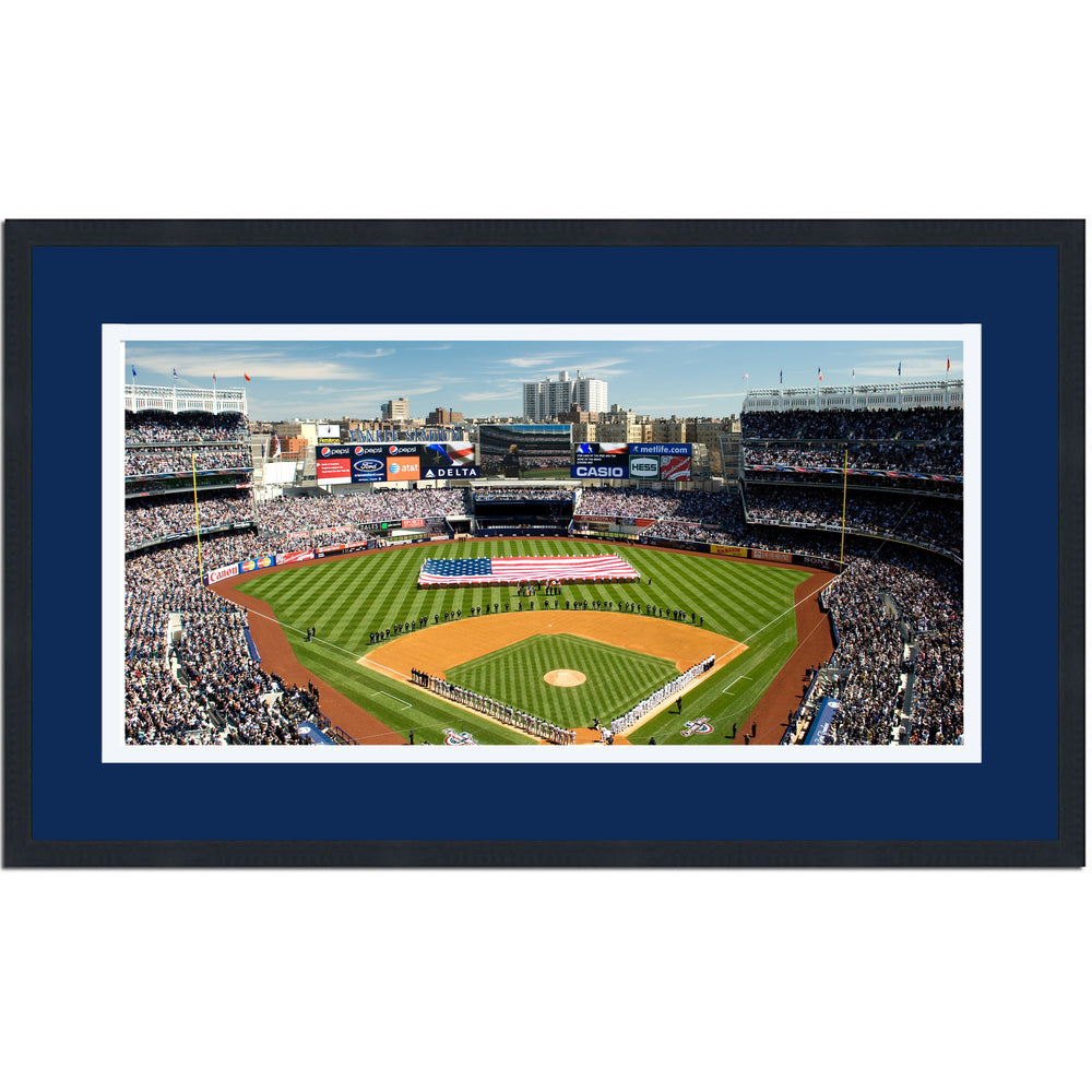Framed Yankee Stadium New York Yankees MLB 16x24 Baseball Photo Professionally Matted (ONLINE ORDER ONLY)