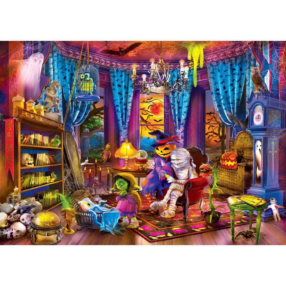 Glow in the Dark - Monsters at Play 500 Piece Jigsaw Puzzle