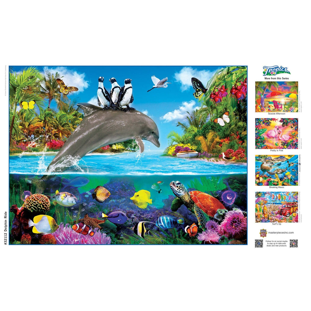 Tropics - Dolphin Ride 300 Piece EZ Grip Jigsaw Puzzle (ONLINE ORDER ONLY)