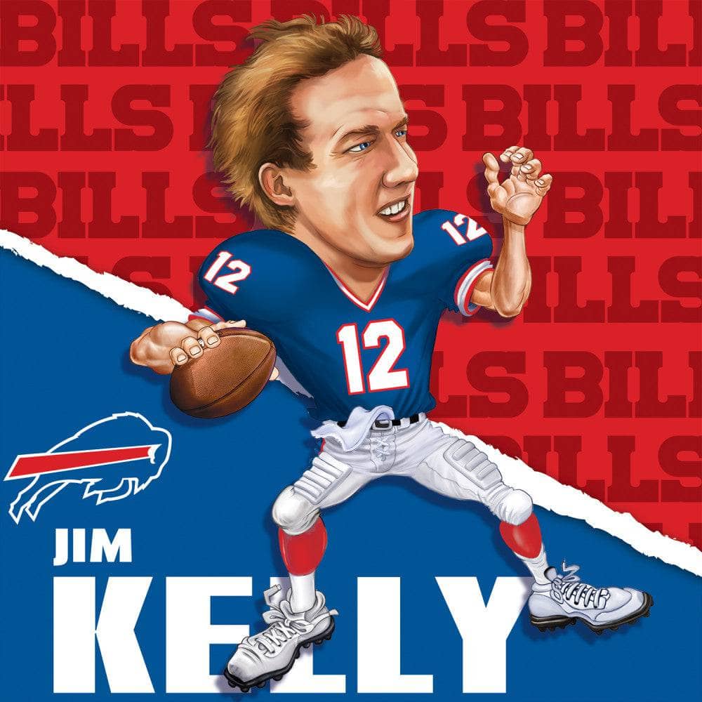 Buffalo Bills All-Time Greats - Jim Kelly 100 Piece Jigsaw Puzzle