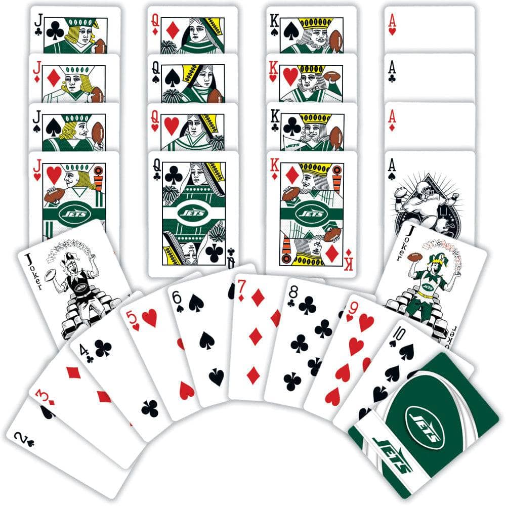 New York Jets Playing Cards - 54 Card Deck (ONLINE ORDER ONLY)