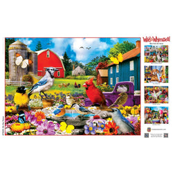 Wild & Whimsical - On The Fence 1000 Piece Jigsaw Puzzle (ONLINE ORDER ONLY)