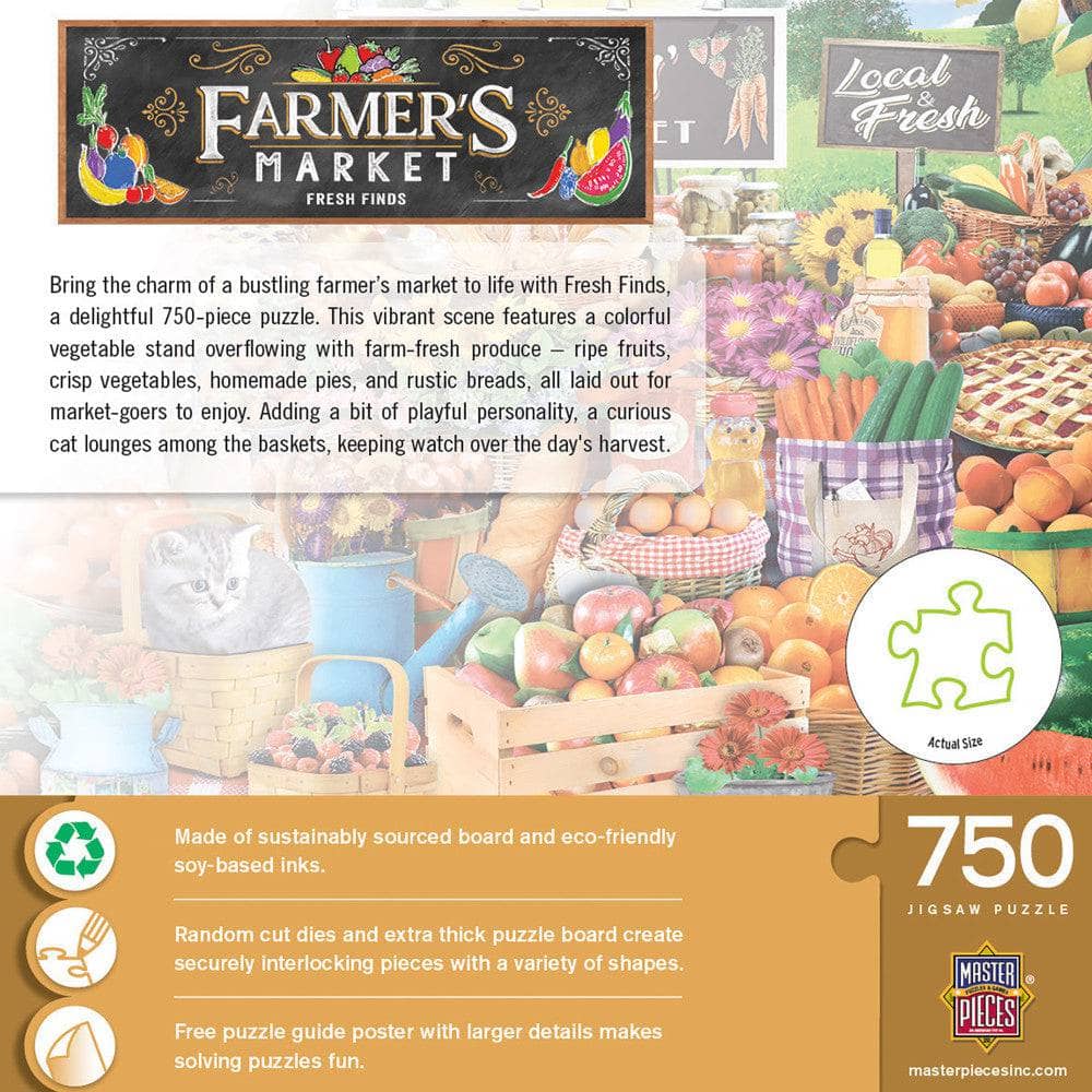 Farmer's Market - Fresh Finds 750 Piece Jigsaw Puzzle (ONLINE ORDER ONLY)