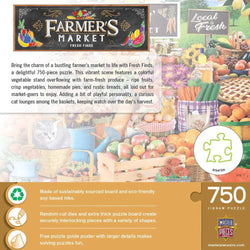 Farmer's Market - Fresh Finds 750 Piece Jigsaw Puzzle (ONLINE ORDER ONLY)