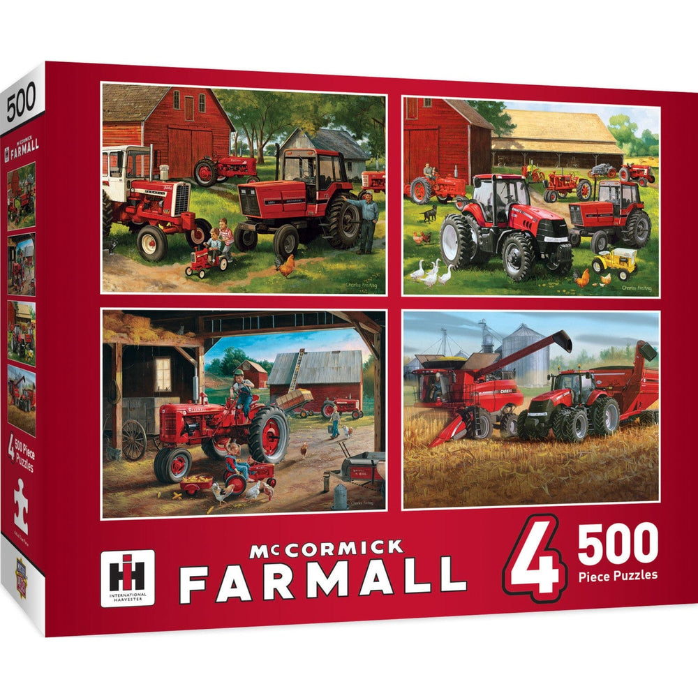 Farmall 4-Pack 500 Piece Jigsaw Puzzles (ONLINE ORDER ONLY)
