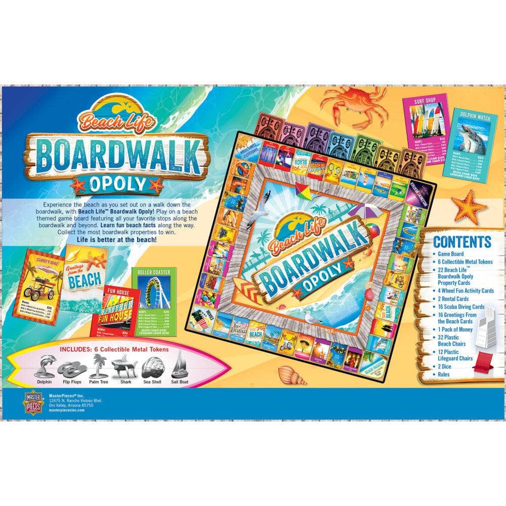 Beach Life - Boardwalk Opoly (ONLINE ORDER ONLY)