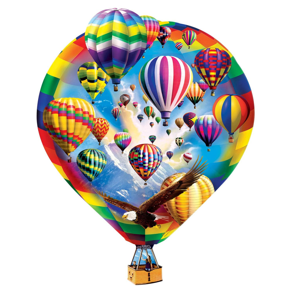 Shapes - Hot Air Balloons 500 Piece Jigsaw Puzzle (ONLINE ORDER ONLY)