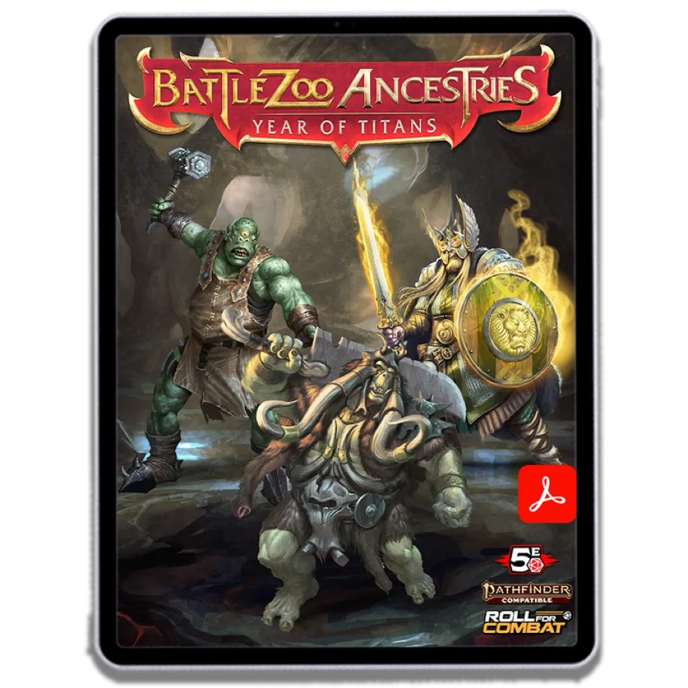 Battlezoo Ancestries: Year of Titans PDF (Online Order Only)