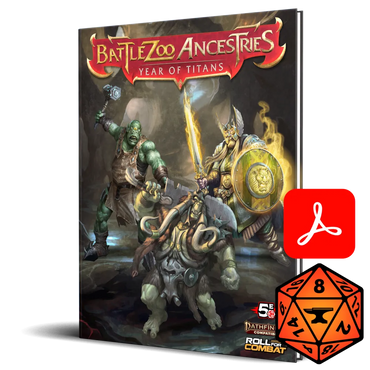 Battlezoo Ancestries: Year of Titans PDF & Foundry VTT (Online Order Only)