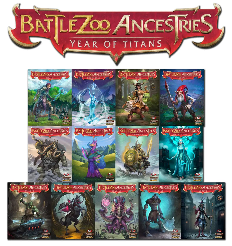 Battlezoo Ancestries: Year of Titans PDF (Online Order Only)