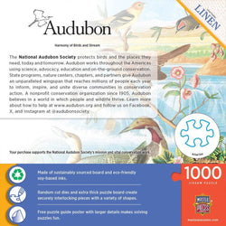 Audubon - Harmony of Birds and Stream 1000 Piece Jigsaw Puzzle (ONLINE ORDER ONLY)
