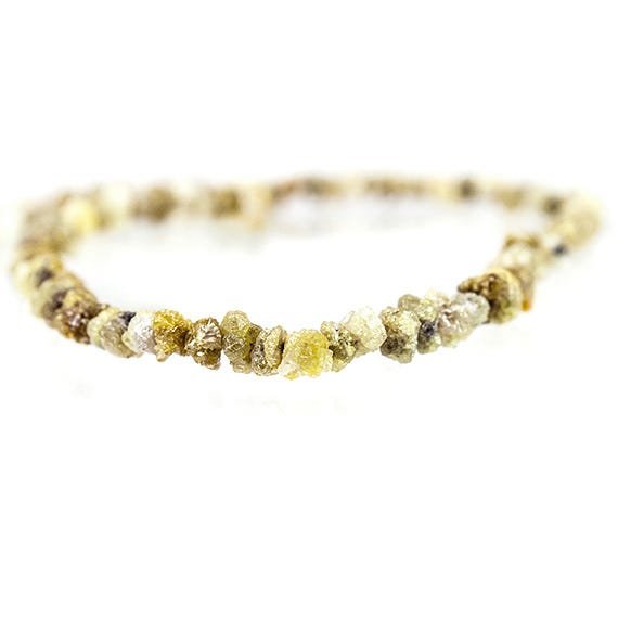 Yellow Raw Diamond Unfaceted Nugget Beads (ONLINE ORDER ONLY)