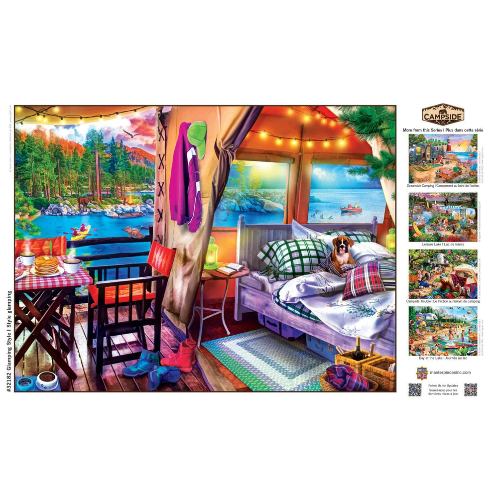 Campside - Glamping Style 300 Piece EZ Grip Jigsaw Puzzle (ONLINE ORDER ONLY)