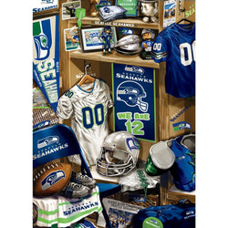 Seattle Seahawks - Locker Room 500 Piece Jigsaw Puzzle (ONLINE ORDER ONLY)