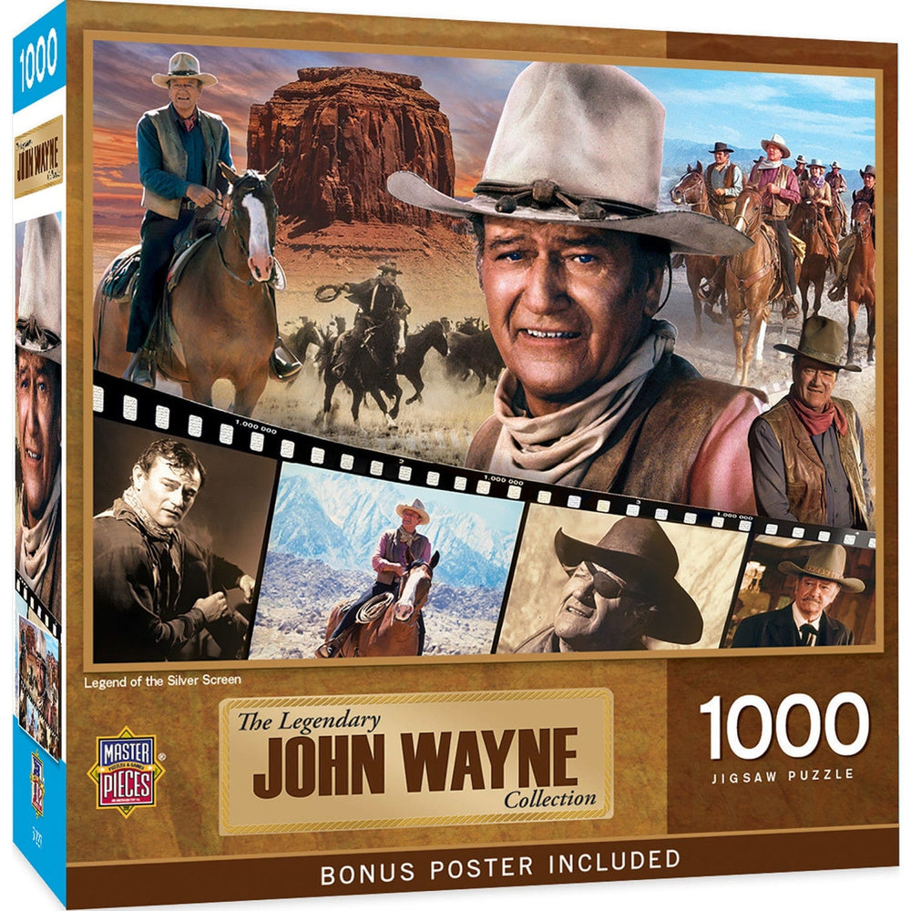 John Wayne Collection - Legend of the Silver Screen 1000 Piece Jigsaw Puzzle (ONLINE ORDER ONLY)