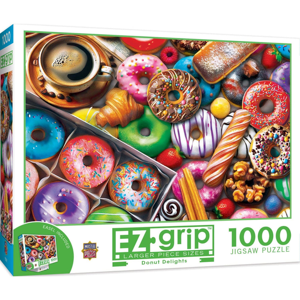 EZ Grip - Donut Delights 1000 Piece Jigsaw Puzzle (ONLINE ORDER ONLY)