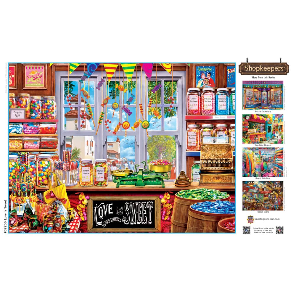 Shopkeepers - Love is Sweet 750 Piece Jigsaw Puzzle