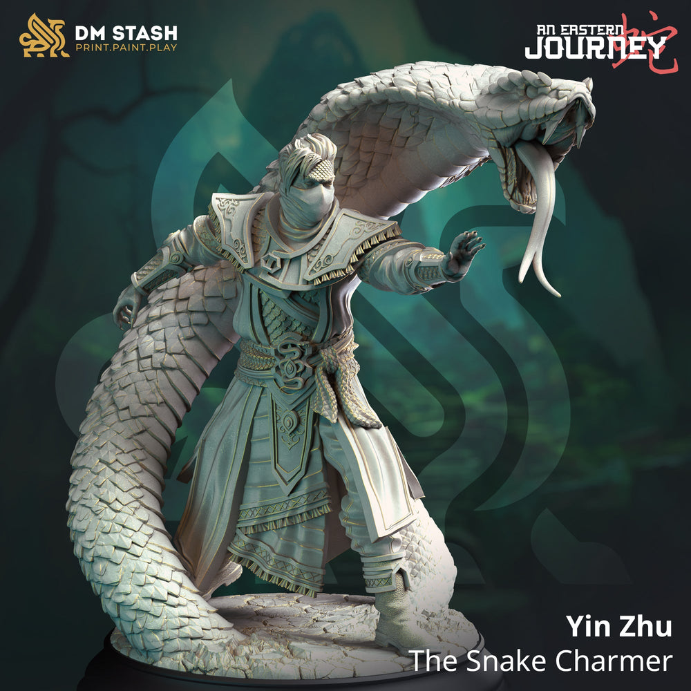 Yin Zhu, the Snake Charmer (Male Yuan-ti Beastmaster) (Online Order Only)