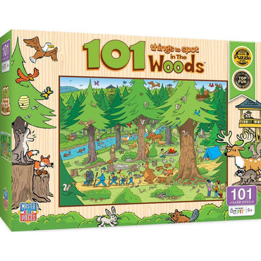 101 Things to Spot in the Woods - 101 Piece Jigsaw Puzzle (ONLINE ORDER ONLY)