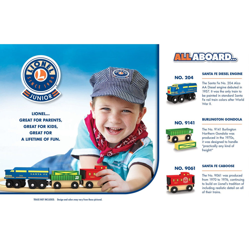 Lionel - Santa Fe Cargo Toy Train Set (ONLINE ORDER ONLY)