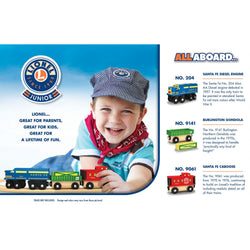 Lionel - Santa Fe Cargo Toy Train Set (ONLINE ORDER ONLY)