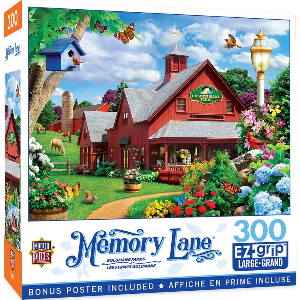 Memory Lane - Goldmane Farms 300 Piece EZ Grip Jigsaw Puzzle (ONLINE ORDER ONLY)