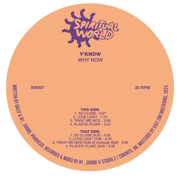 Y'Know - Why Now [12"] [Vinyl]