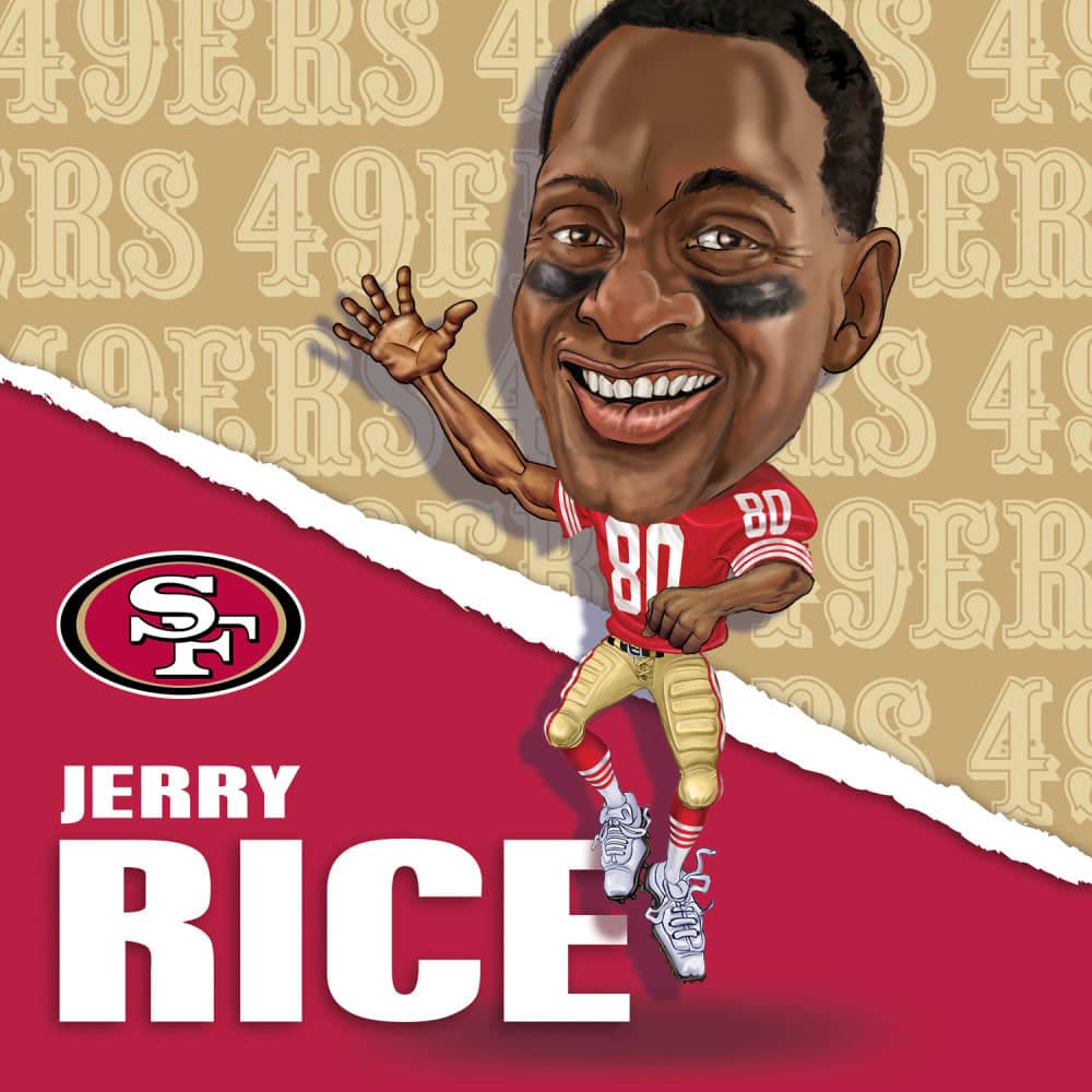 All-Time Greats San Francisco 49ers - Jerry Rice 100 Piece Jigsaw Puzzle