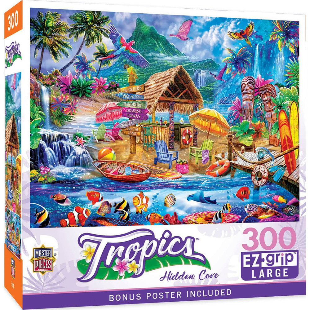 Tropics - Hidden Cove 300 Piece EZ Grip Jigsaw Puzzle (ONLINE ORDER ONLY)