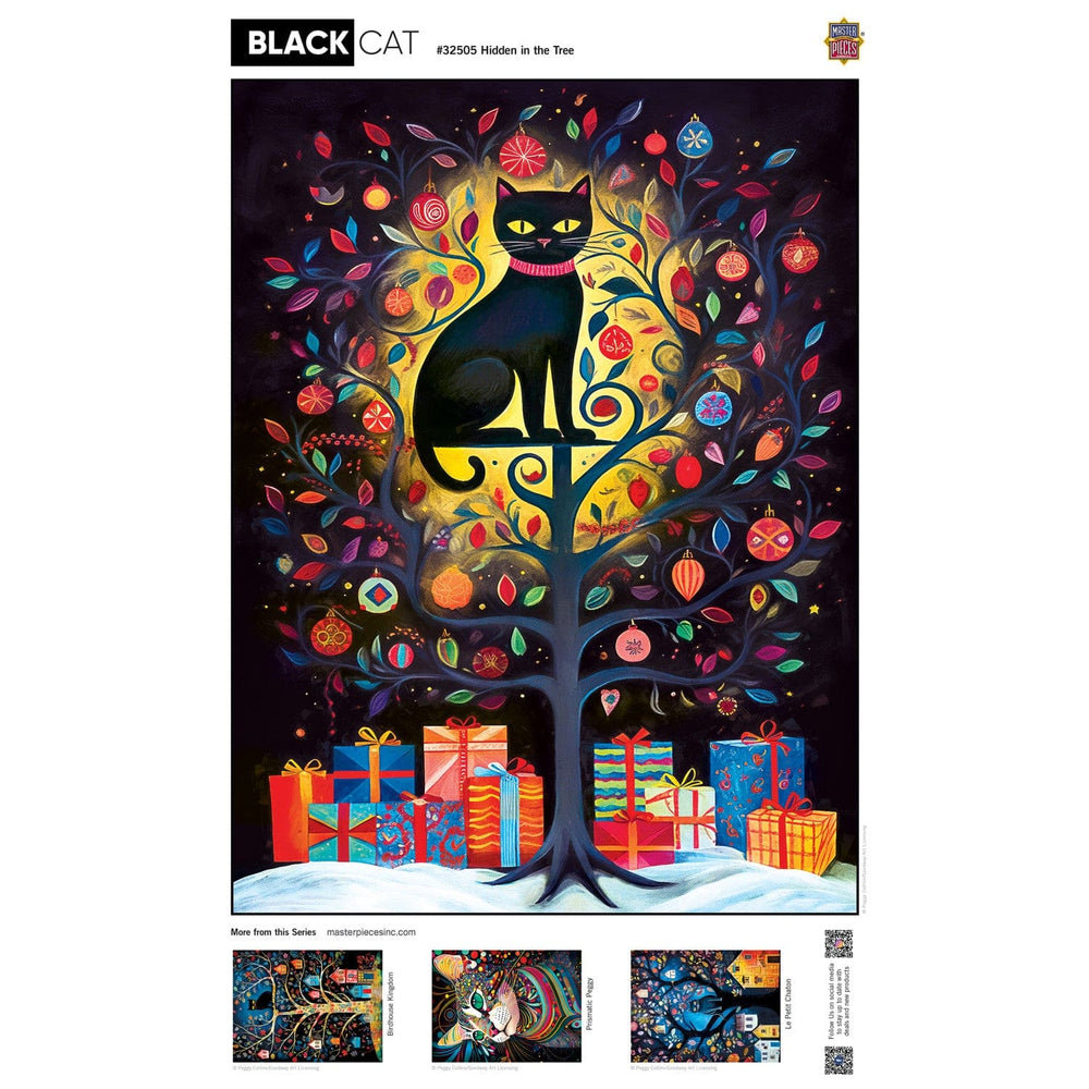 Black Cats - Hidden in the Tree 300 Piece EZ Grip Jigsaw Puzzle (ONLINE ORDER ONLY)