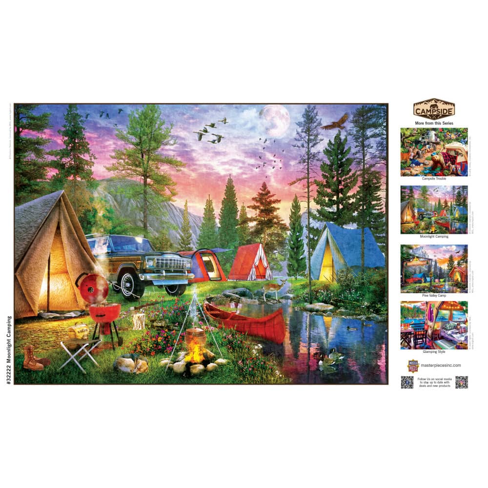 Campside - Moonlight Camping 300 Piece EZ Grip Jigsaw Puzzle