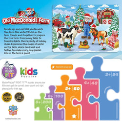Old MacDonald's Farm - Christmas Tree Farm 60 Piece Jigsaw Puzzle (ONLINE ORDER ONLY)