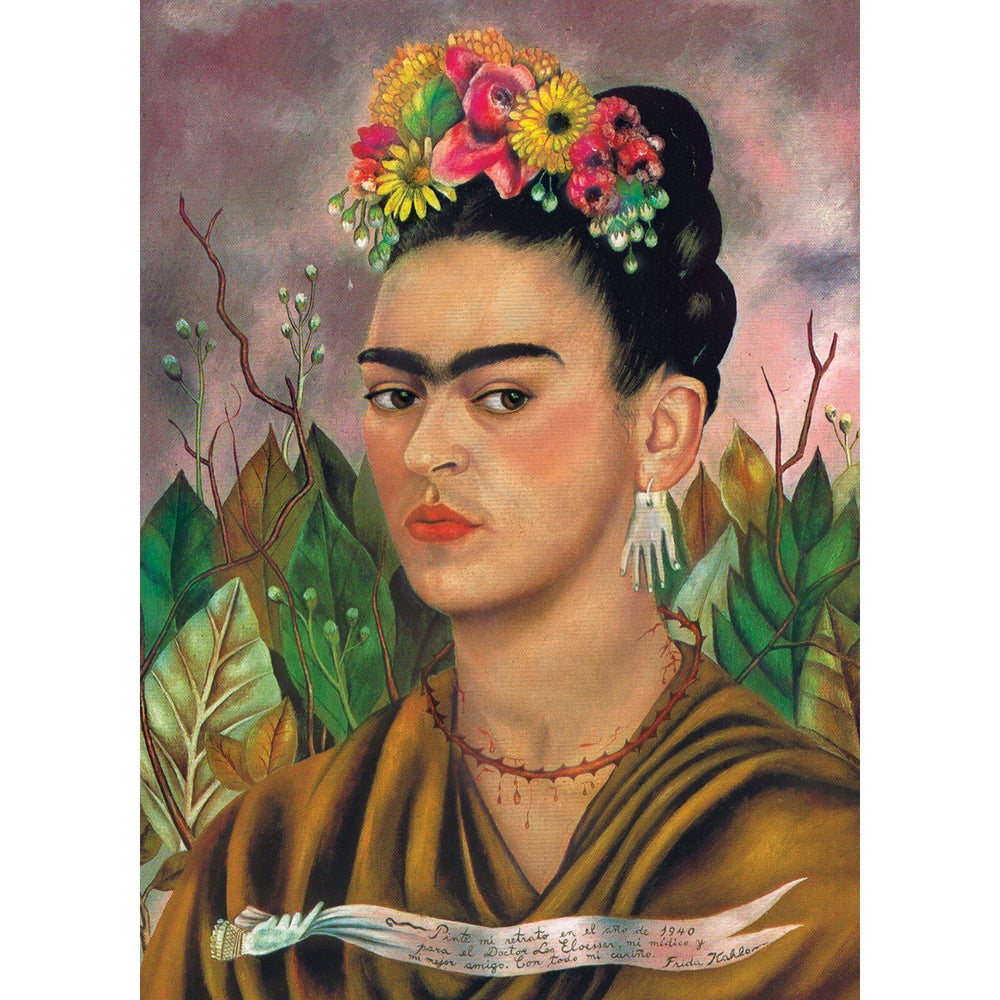 MasterPieces of Art - Frida Kahlo Self Portrait 1000 Piece Jigsaw Puzzle (ONLINE ORDER ONLY)