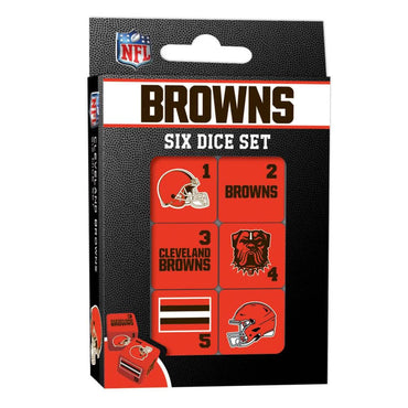 Cleveland Browns Dice Set - 19mm (ONLINE ORDER ONLY)