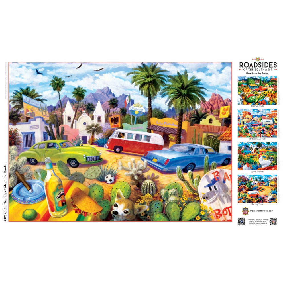 Roadsides of the Southwest - Other Side of the Border 500 Piece Jigsaw Puzzle (ONLINE ORDER ONLY)