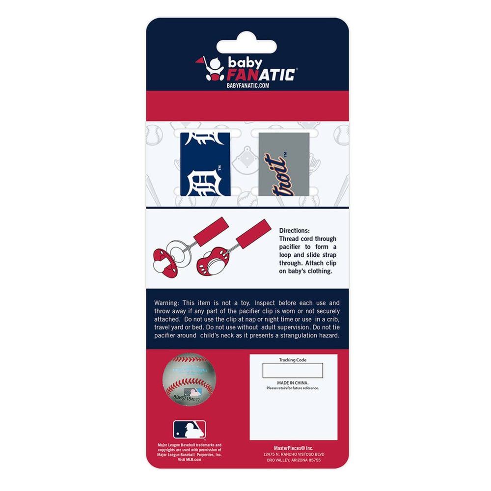 Detroit Tigers - Pacifier Clip 2-Pack (ONLINE ORDER ONLY)