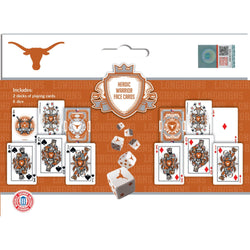 Texas Longhorns - 2-Pack Playing Cards & Dice Set (ONLINE ORDER ONLY)