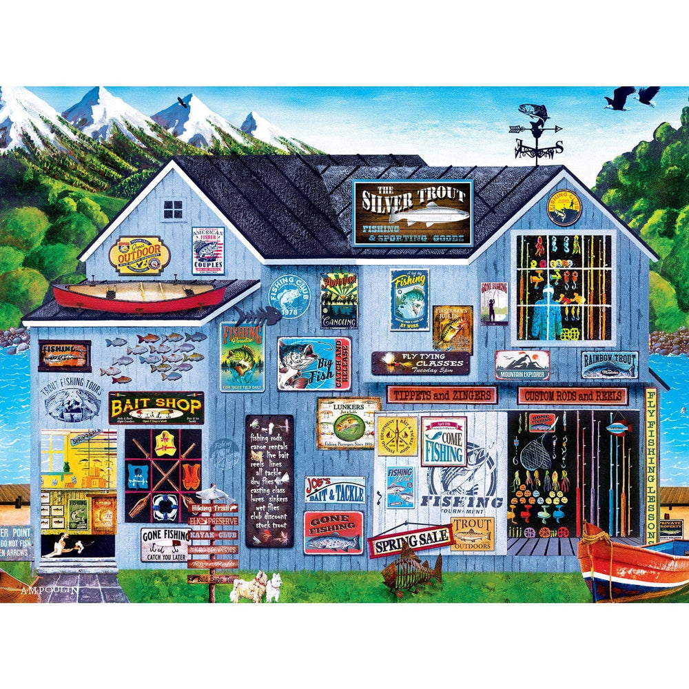 Campside - The Silver Trout 300 Piece EZ Grip Jigsaw Puzzle (ONLINE ORDER ONLY)