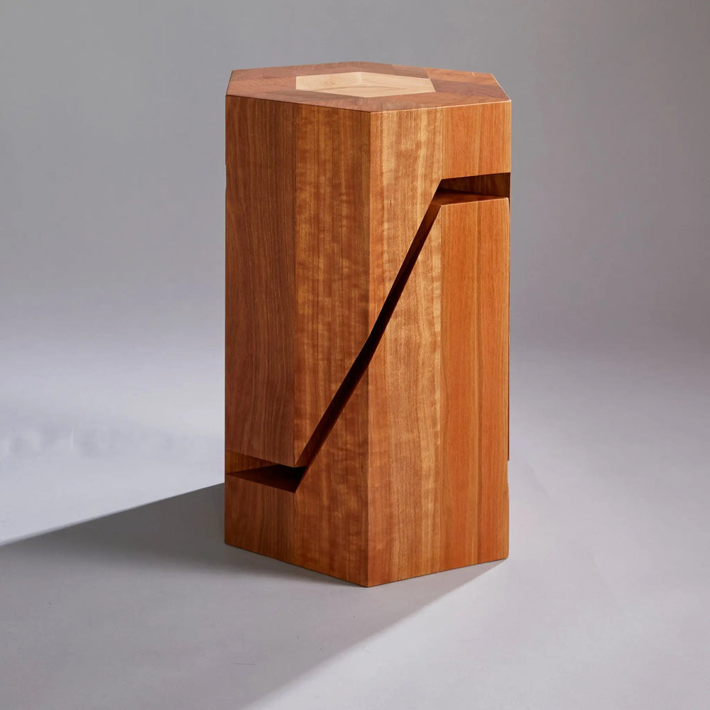 Yosegi Wood Stool Pair - Japanese Craftsmanship (ONLINE ORDER ONLY)
