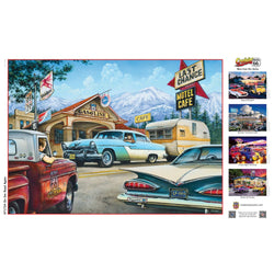Cruisin' Route 66 - On the Road Again 1000 Piece Jigsaw Puzzle (ONLINE ORDER ONLY)