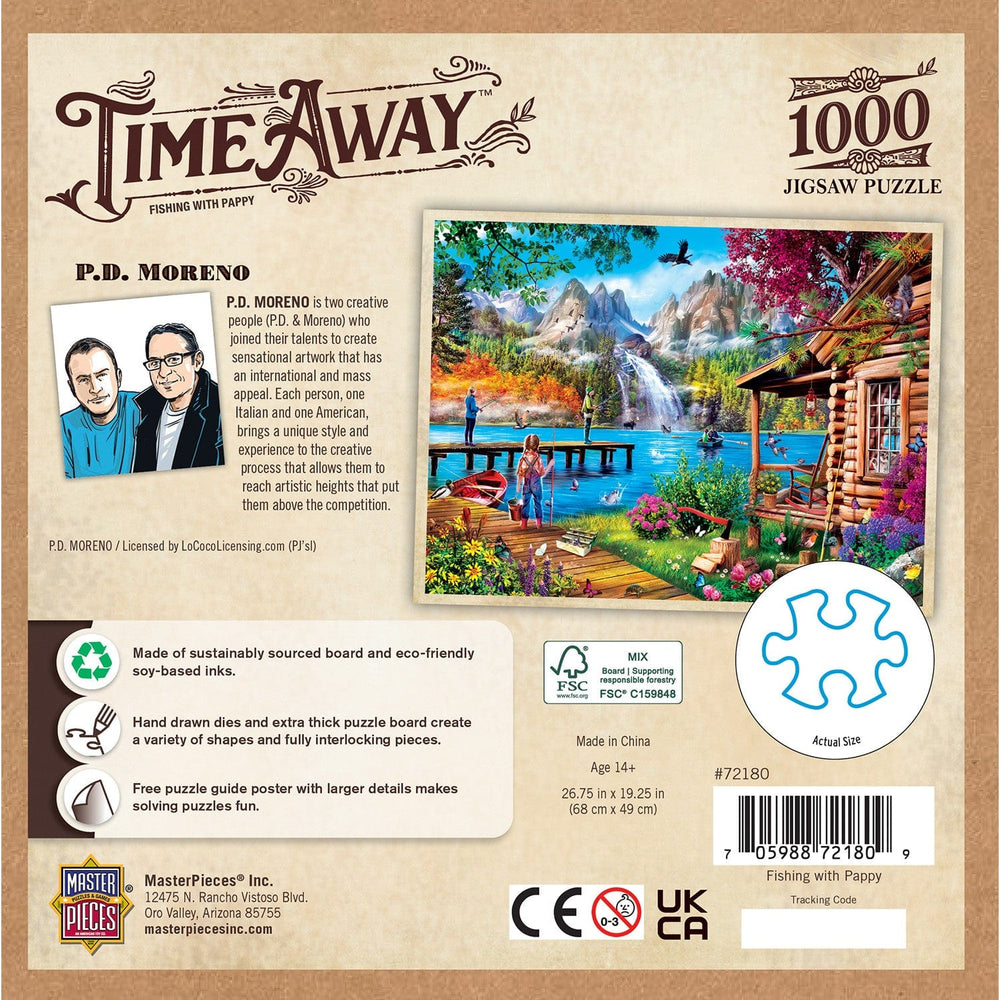 Time Away - Fishing with Pappy 1000 Piece Jigsaw Puzzle (ONLINE ORDER ONLY)