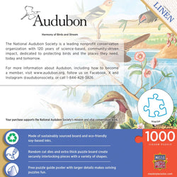 Audubon - Harmony of Birds and Stream 1000 Piece Jigsaw Puzzle