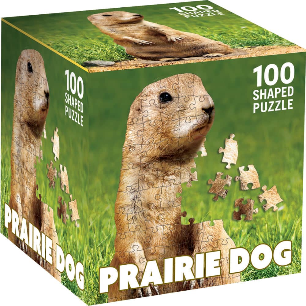 Prairie Dog 100 Piece Shaped Jigsaw Puzzle (ONLINE ORDER ONLY)