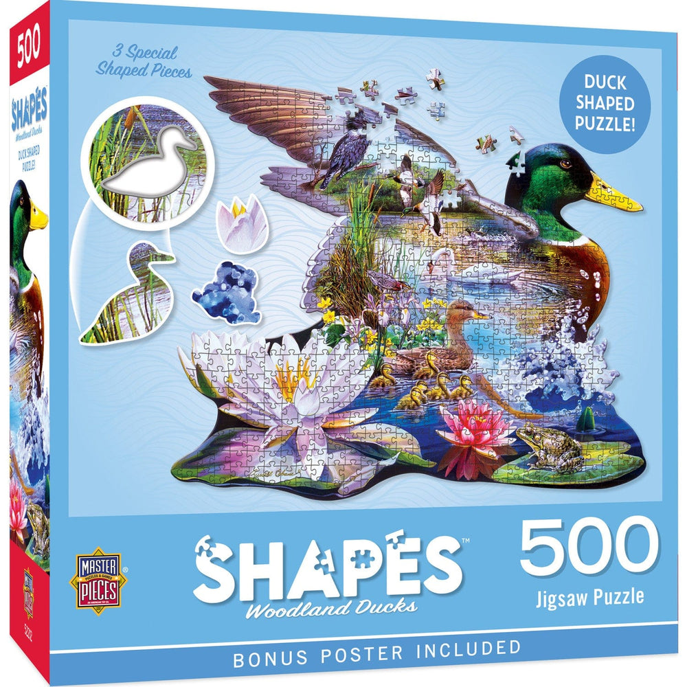 Shapes - Woodland Ducks 500 Piece Jigsaw Puzzle (ONLINE ORDER ONLY)
