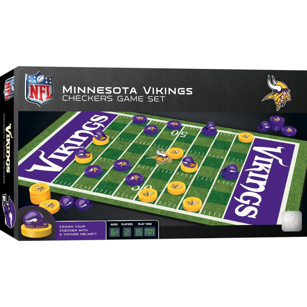 Minnesota Vikings Checkers Board Game (ONLINE ORDER ONLY)