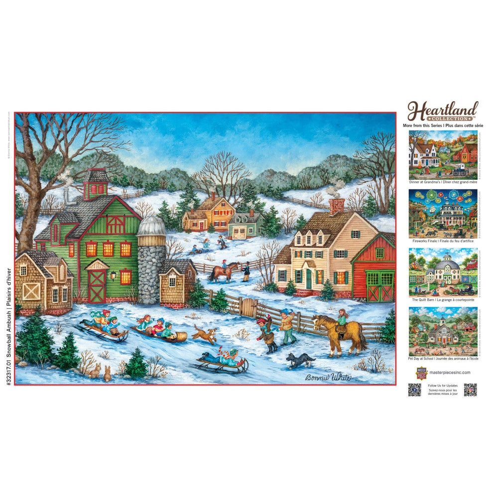 Heartland - Snowball Ambush 500 Piece Jigsaw Puzzle (ONLINE ORDER ONLY)