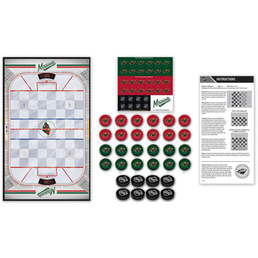 Minnesota Wild Checkers Board Game (ONLINE ORDER ONLY)