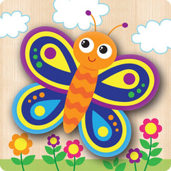 Garden Chunky Wood Puzzles - Kids 4-Pack